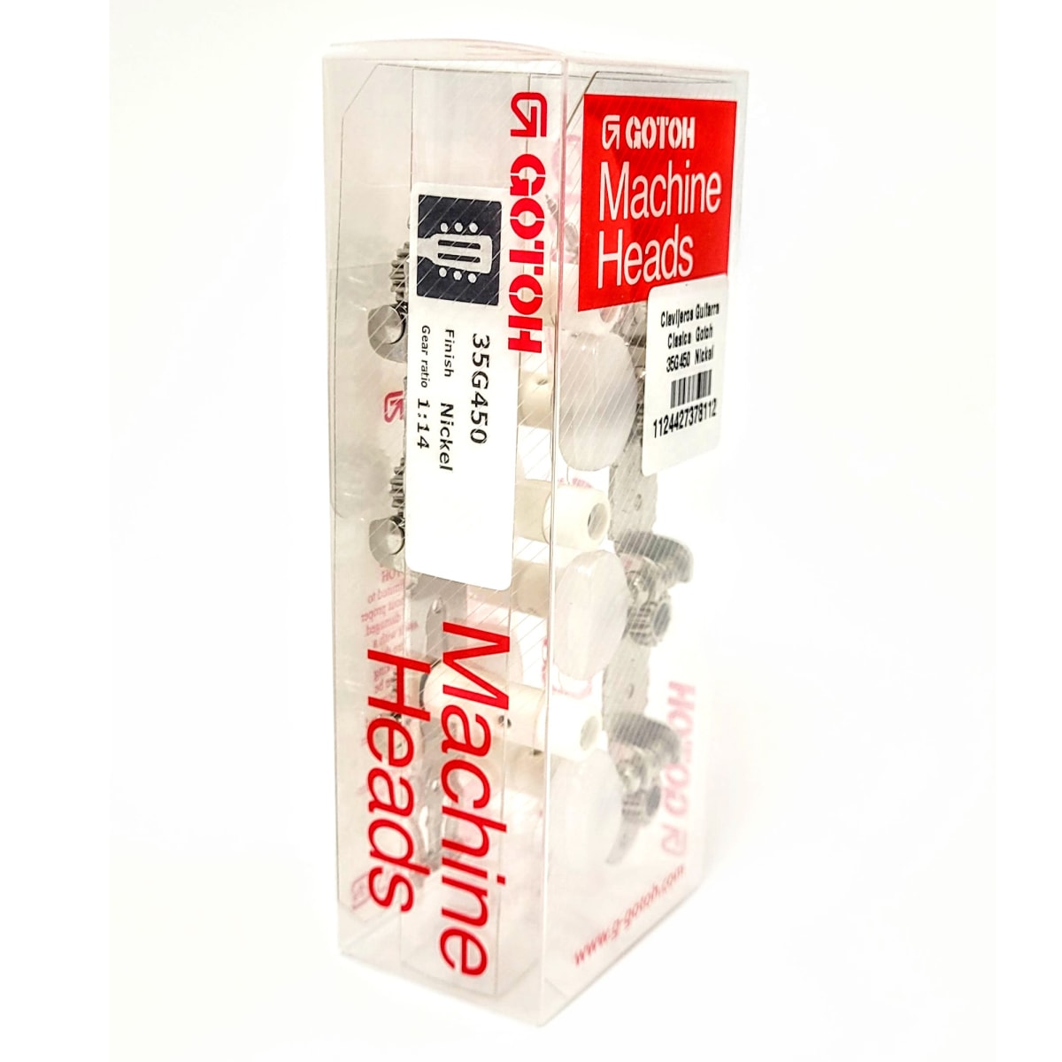 Clavijero Guitarra Clásica Gotoh 3L+3R Nickel 35G4506