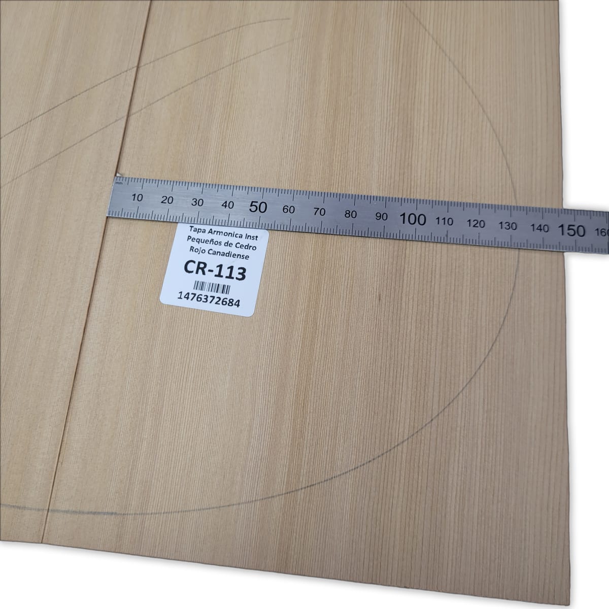 Tapa Armonica CR-113 de Cedro Rojo Canadiense Calidad AA para Instrumentos Pequeños4