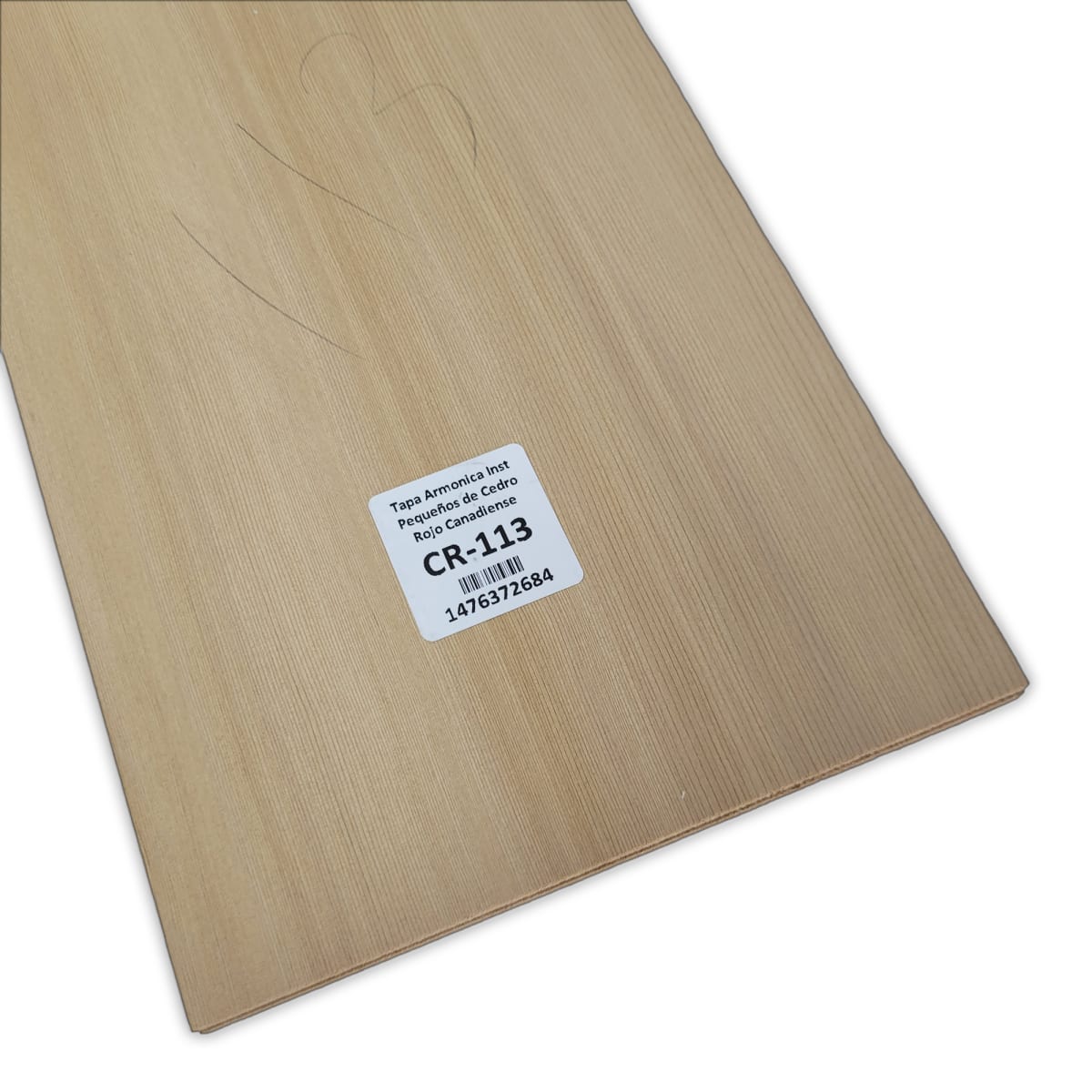 Tapa Armonica CR-113 de Cedro Rojo Canadiense Calidad AA para Instrumentos Pequeños6