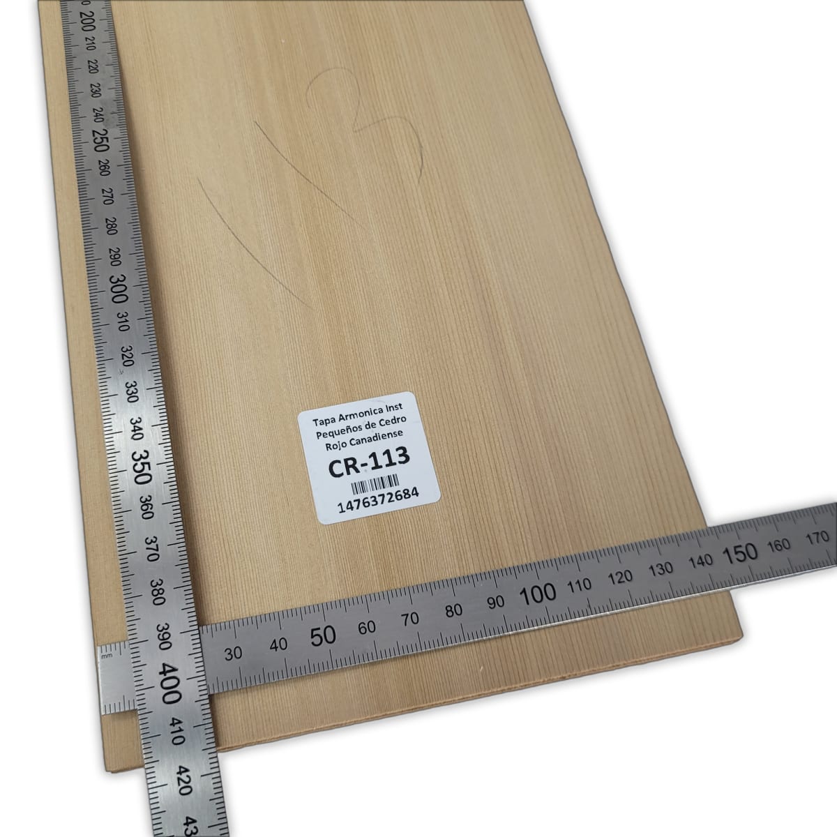 Tapa Armonica CR-113 de Cedro Rojo Canadiense Calidad AA para Instrumentos Pequeños3