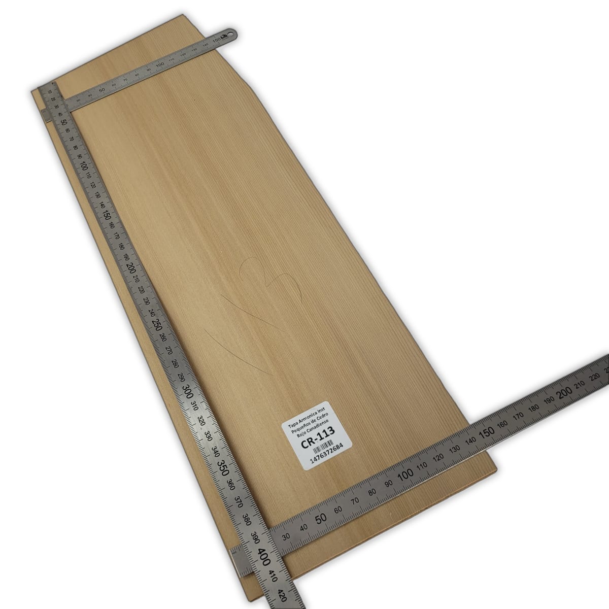 Tapa Armonica CR-113 de Cedro Rojo Canadiense Calidad AA para Instrumentos Pequeños2