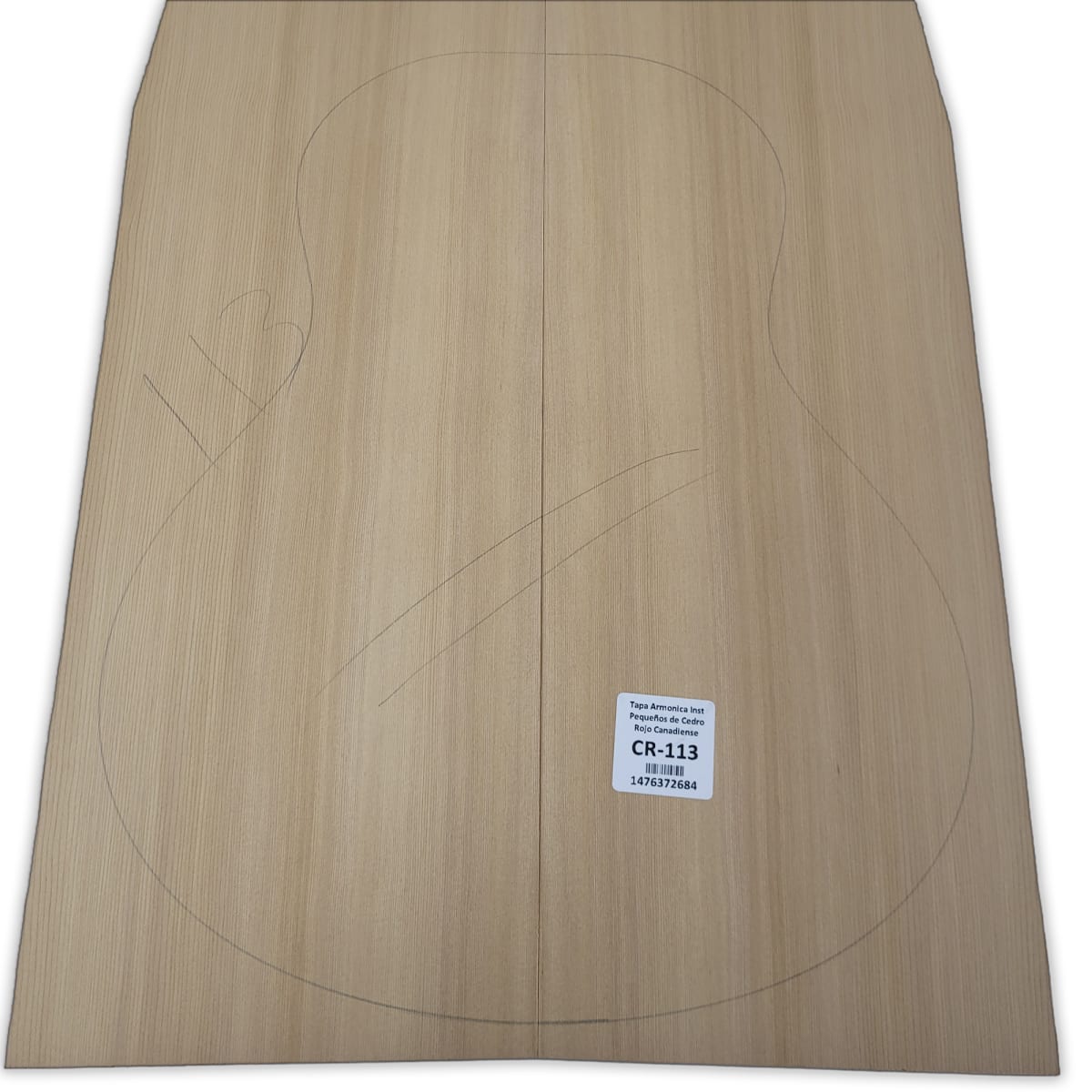 Tapa Armonica CR-113 de Cedro Rojo Canadiense Calidad AA para Instrumentos Pequeños 0
