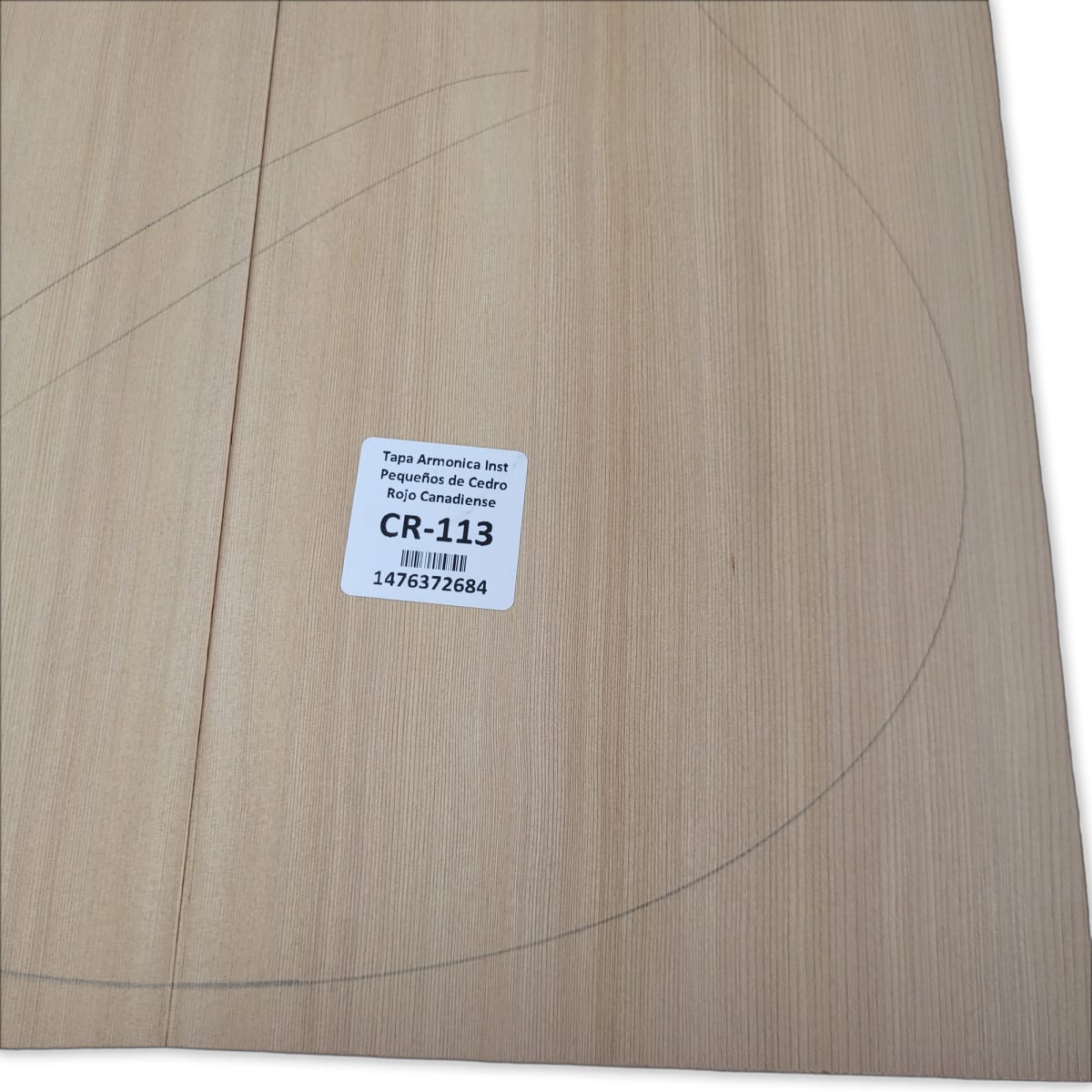 Tapa Armonica CR-113 de Cedro Rojo Canadiense Calidad AA para Instrumentos Pequeños7