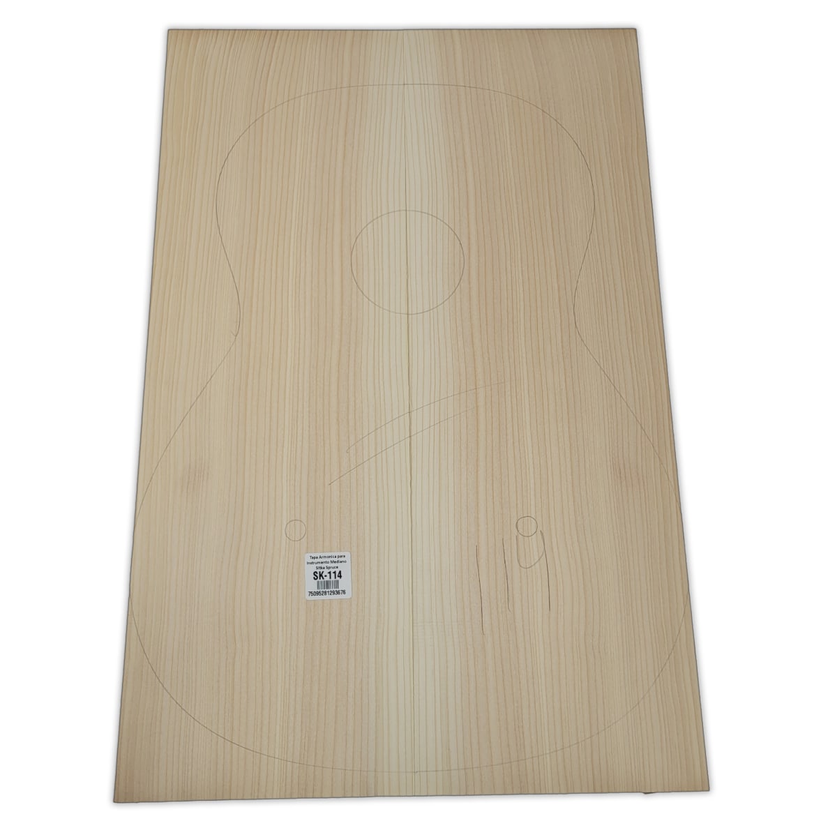 Tapa Armonica Unica SK-114 de Sitka Spruce para Guitarra 0