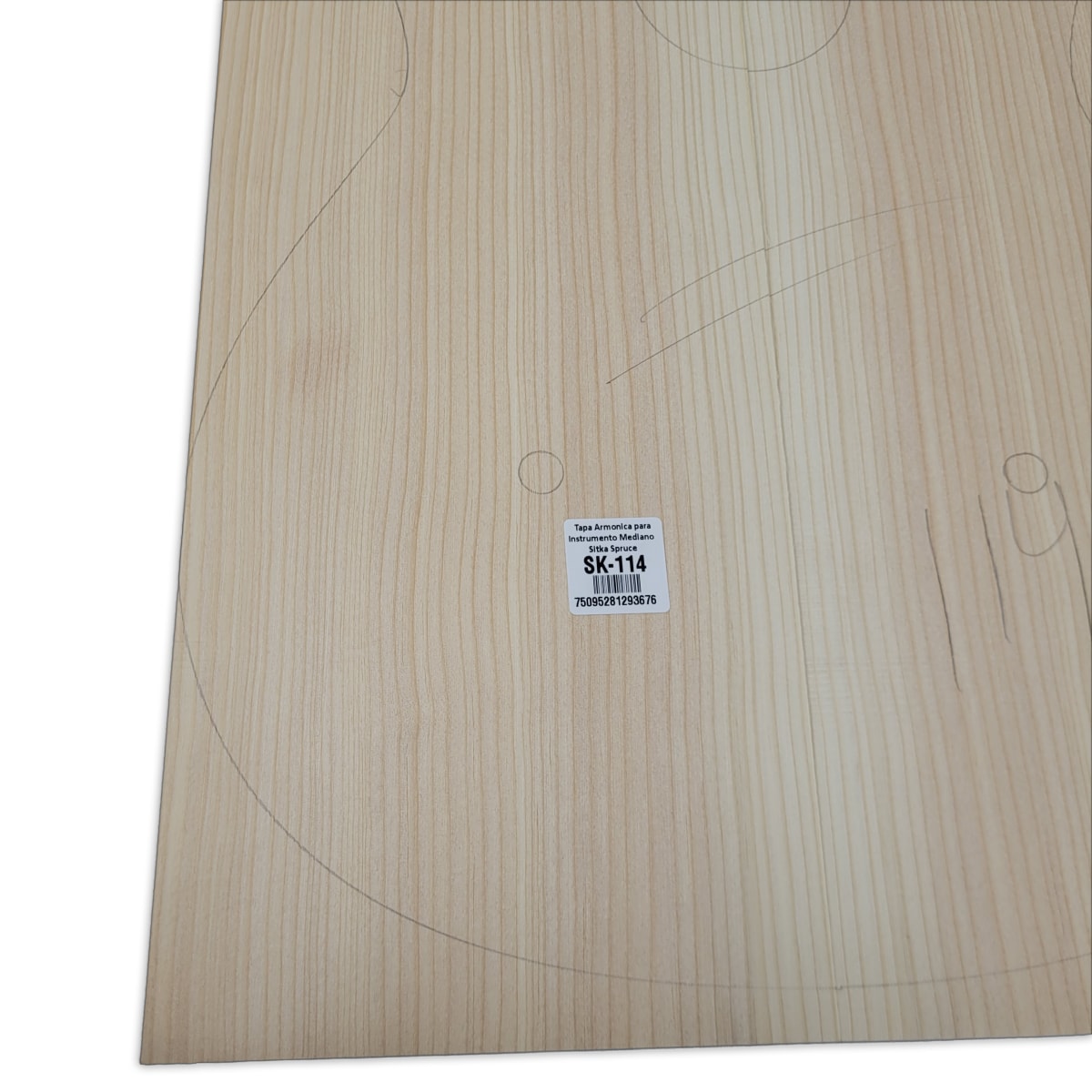 Tapa Armonica Unica SK-114 de Sitka Spruce para Guitarra7