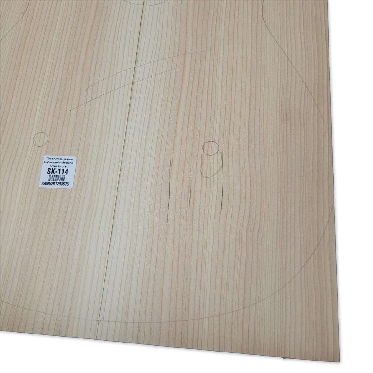 Tapa Armonica Unica SK-114 de Sitka Spruce para Guitarra8