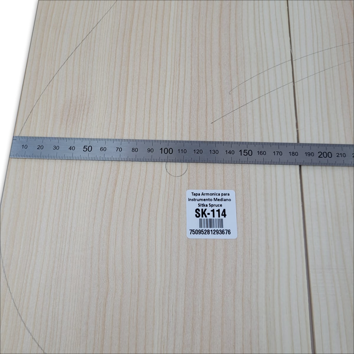 Tapa Armonica Unica SK-114 de Sitka Spruce para Guitarra4