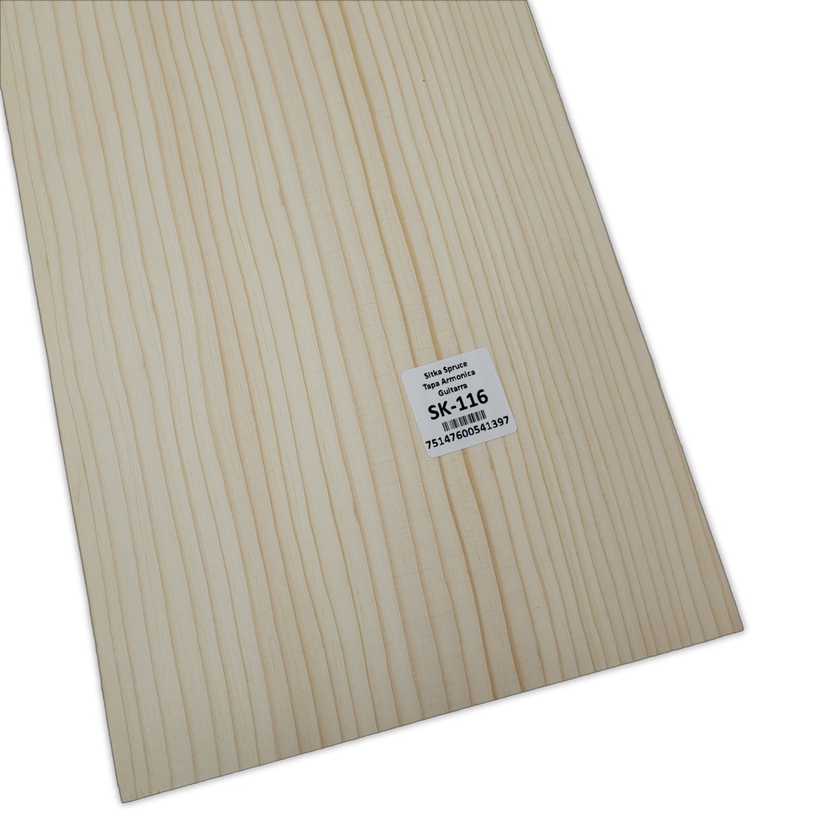 Tapa Armonica Unica SK-116 de Sitka Spruce para Guitarra / Calidad A7