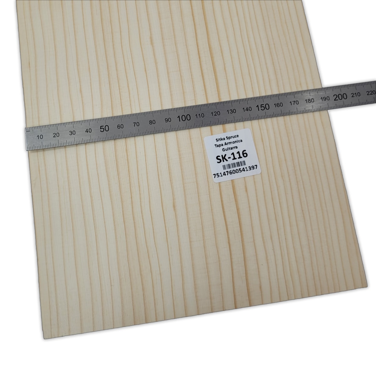 Tapa Armonica Unica SK-116 de Sitka Spruce para Guitarra / Calidad A5