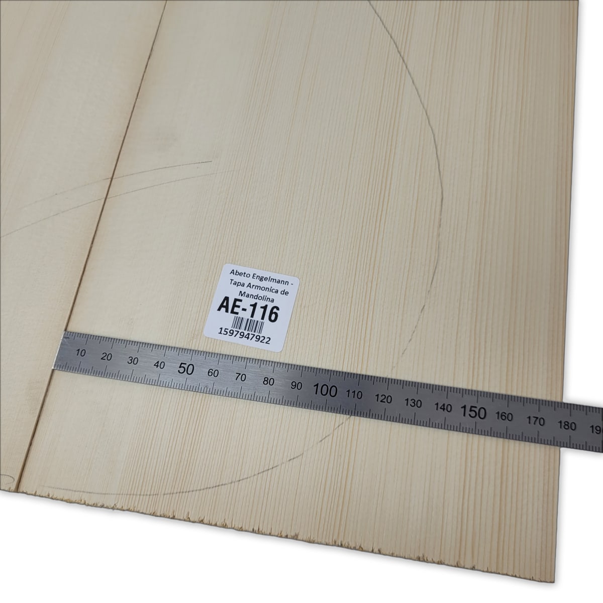 Tapa Armonica AE-116 de Abeto Engelmann para Mandolina3