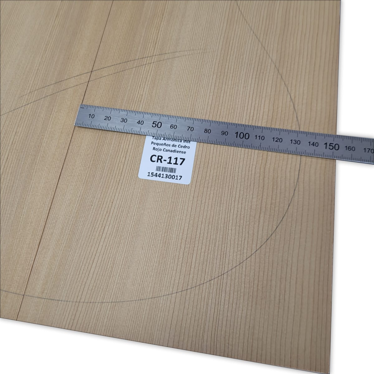 Tapa Armonica CR-117 de Cedro Rojo Canadiense Calidad AA para Instrumentos Pequeños4