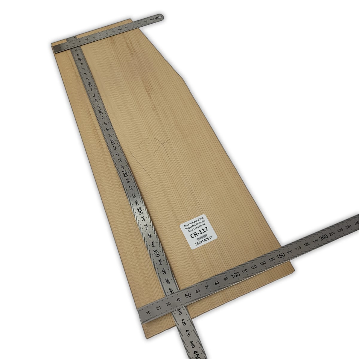 Tapa Armonica CR-117 de Cedro Rojo Canadiense Calidad AA para Instrumentos Pequeños2