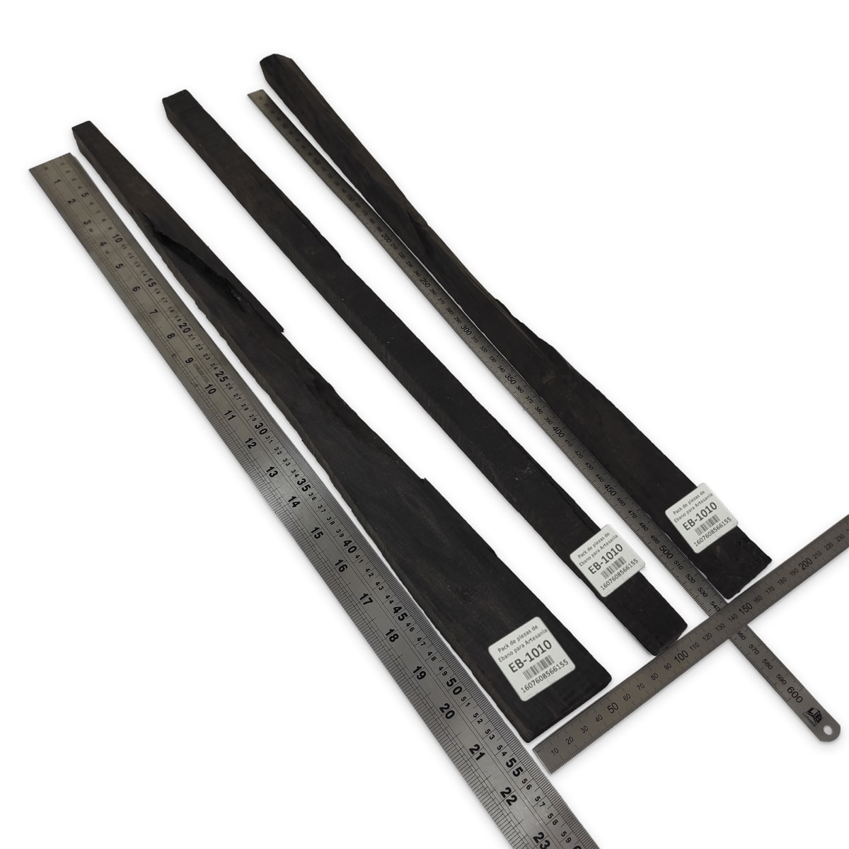 Set de 3 Piezas EB-1010 de Ebano Negro para Artesania1