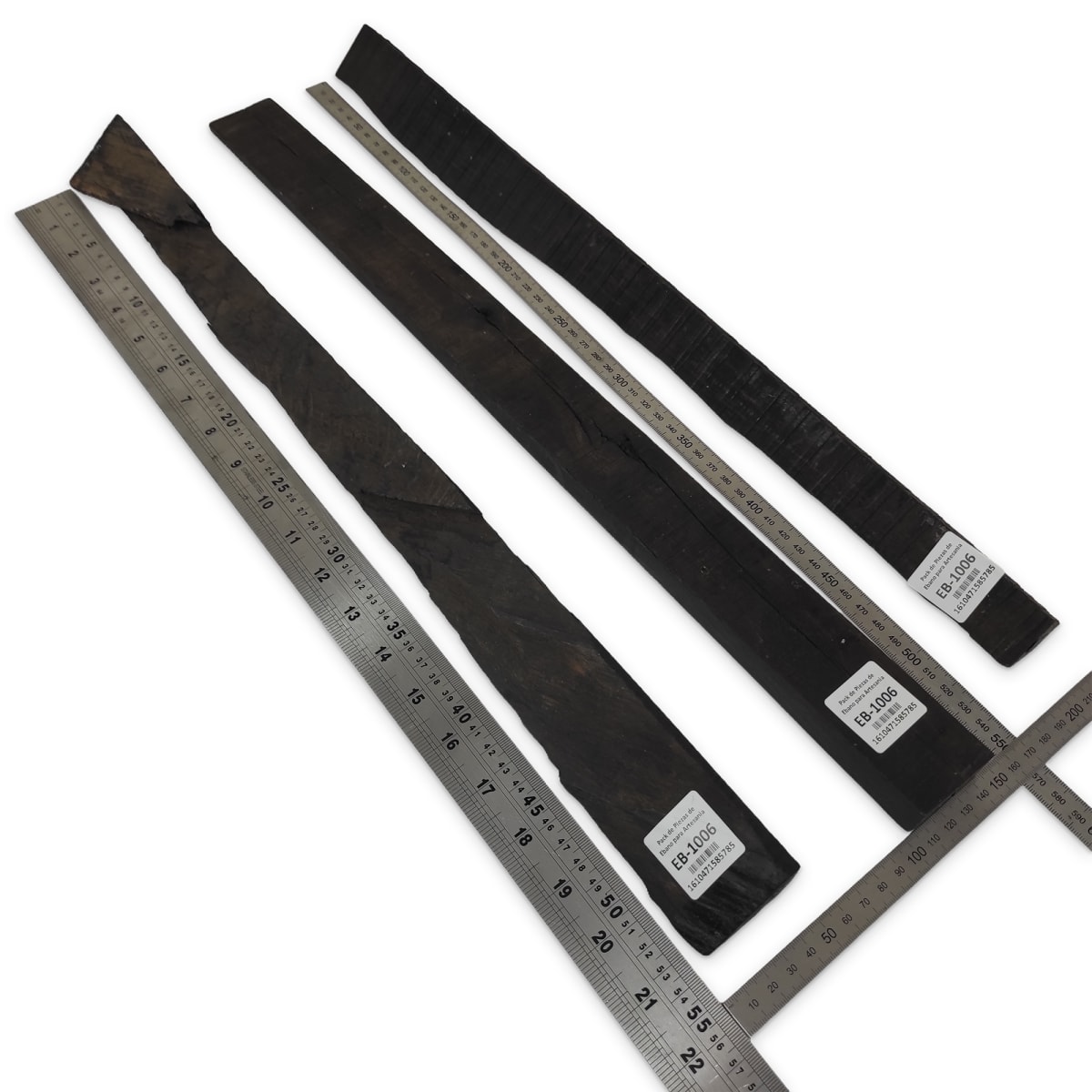 Set de 3 Piezas EB-1006 de Ebano Negro para Artesania1