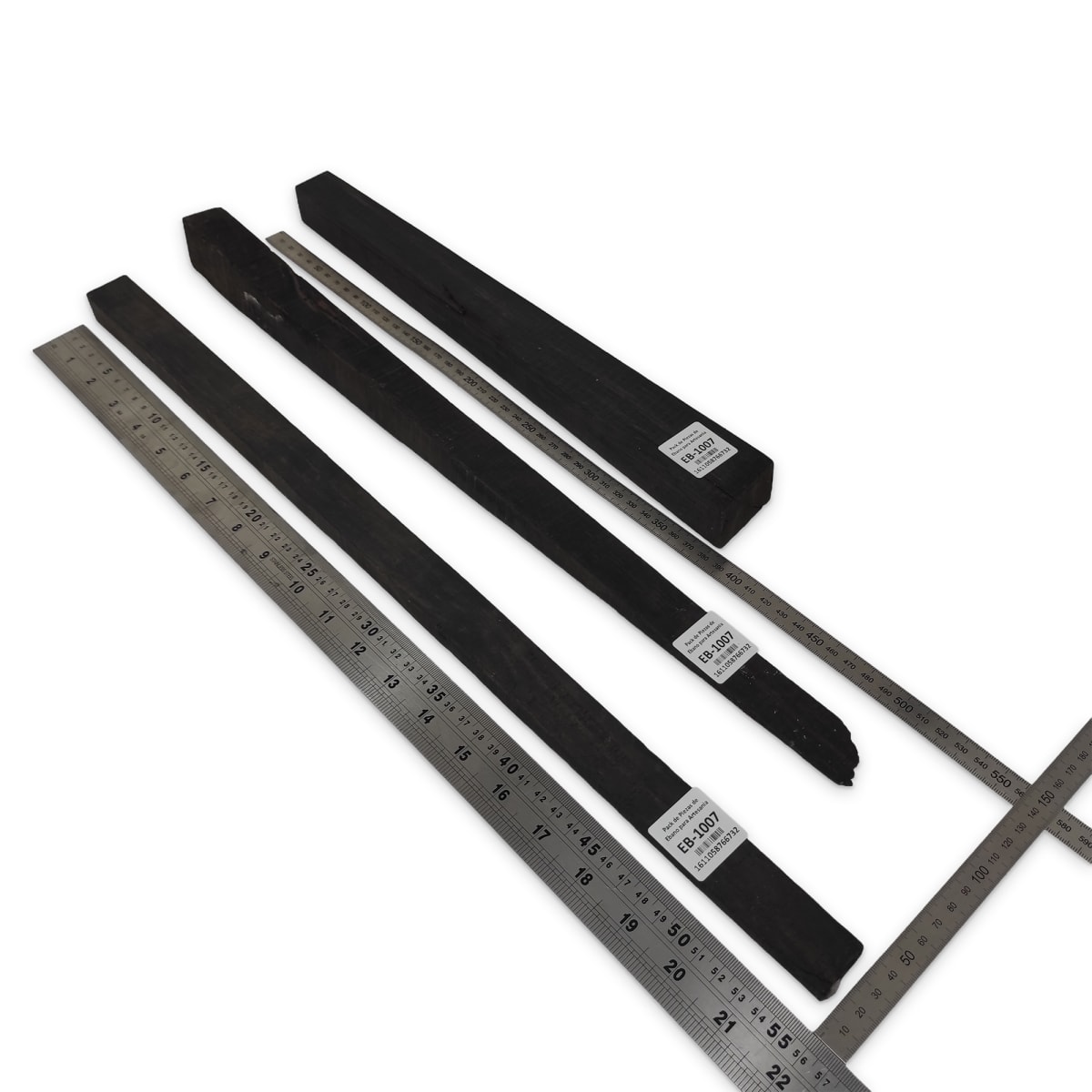 Set de 3 Piezas EB-1007 de Ebano Negro para Artesania1