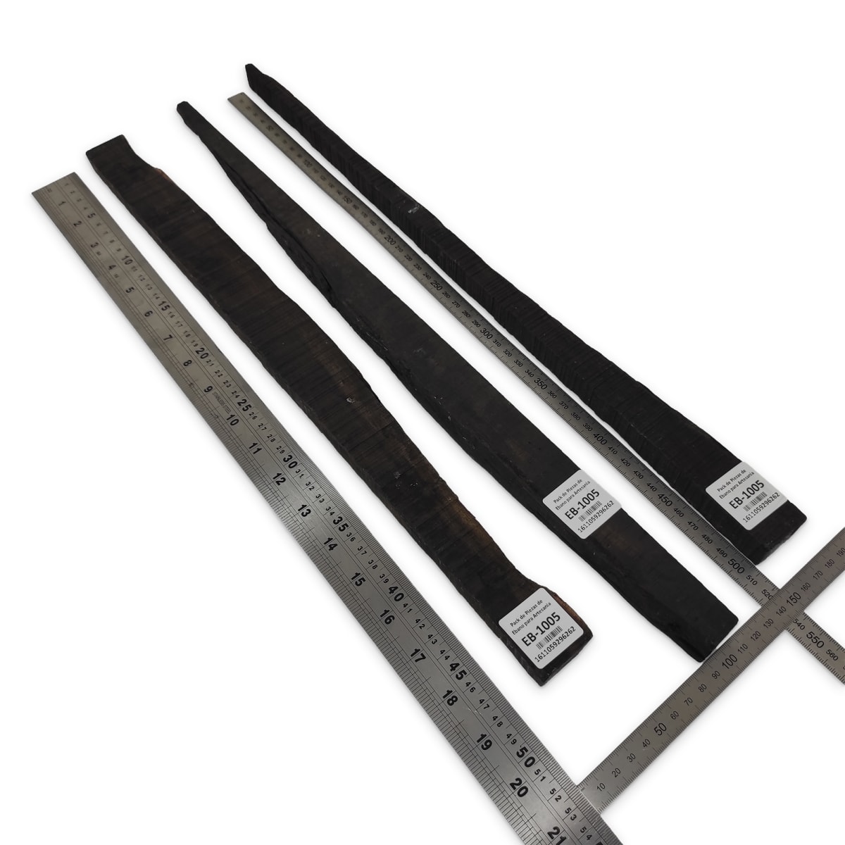 Set de 3 Piezas EB-1005 de Ebano Negro para Artesania1
