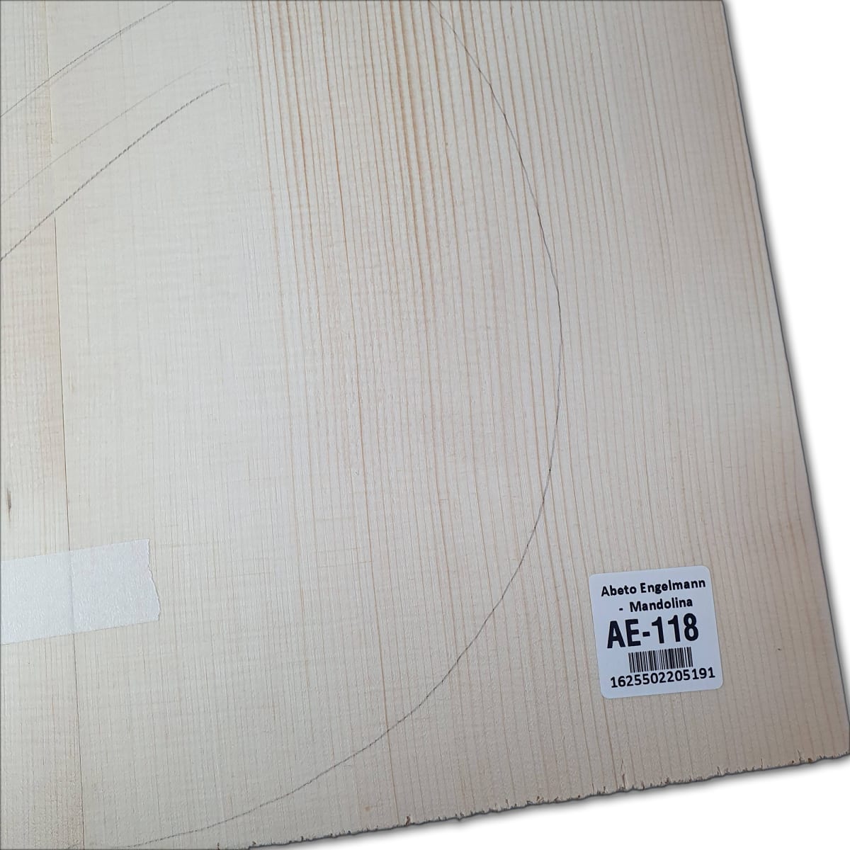 Tapa Armonica Unica AE-118 de Abeto Engelmann para Mandolina4
