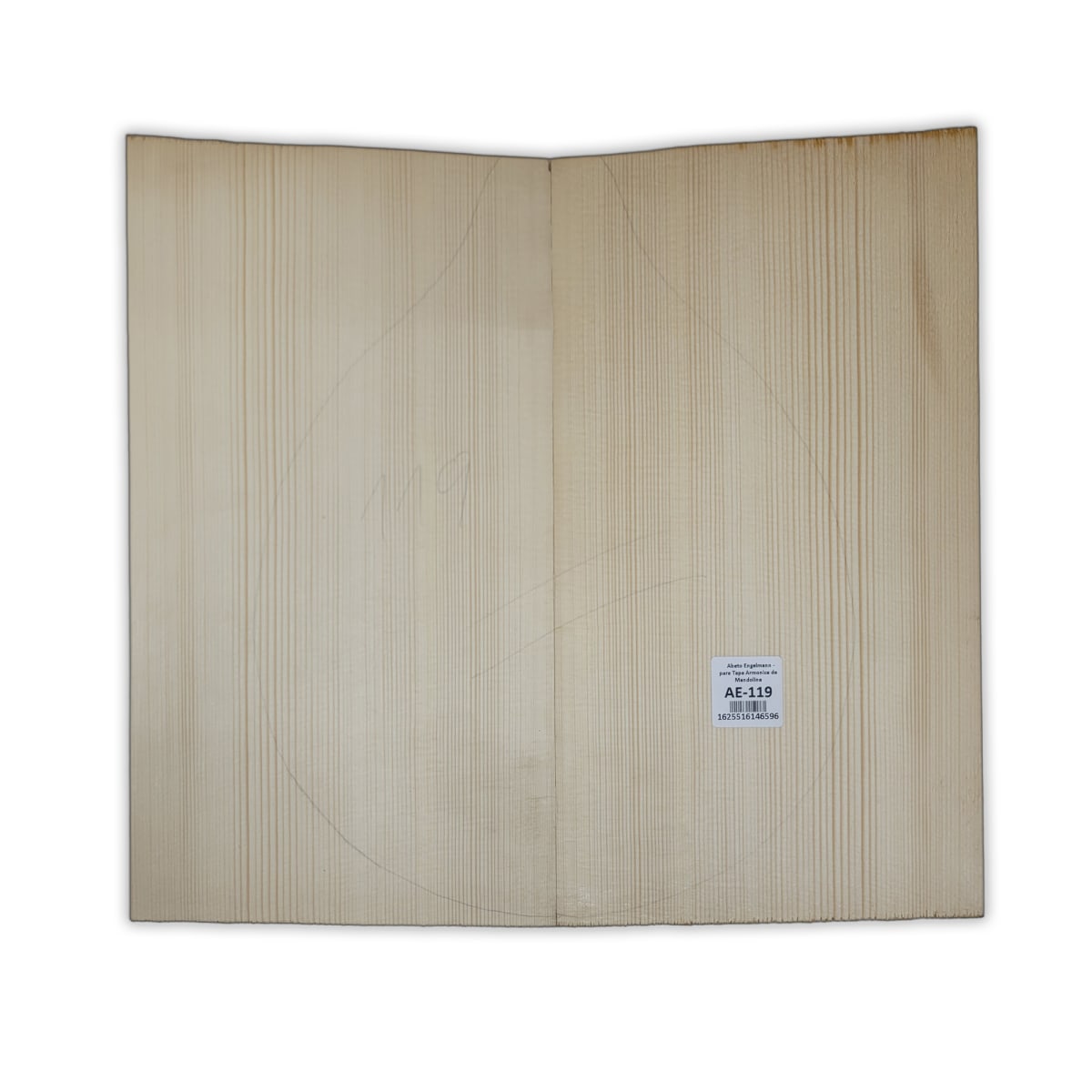 Tapa Armonica AE-119 de Abeto Engelmann Especial para Mandolina 0