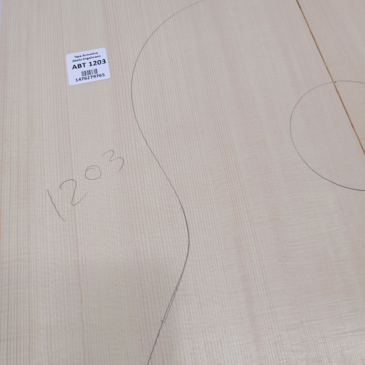 Madera para Tapa Armónica REF: 1203 de Abeto Engelmann Calidad AA Extra Grande para Guitarra9