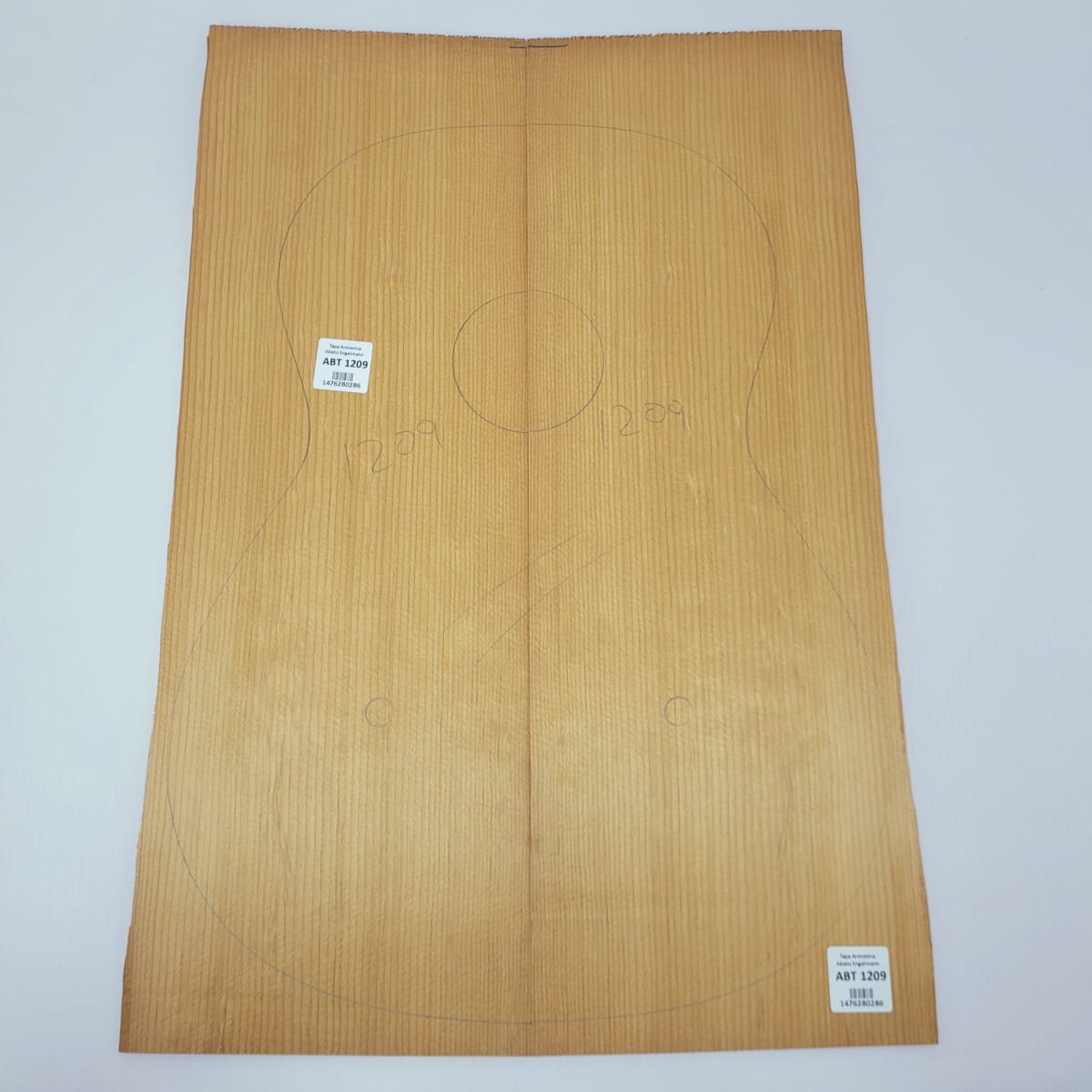 Madera para Tapa Armónica REF: 1209 de Abeto Engelmann Calidad AA Torrefied para Guitarra5