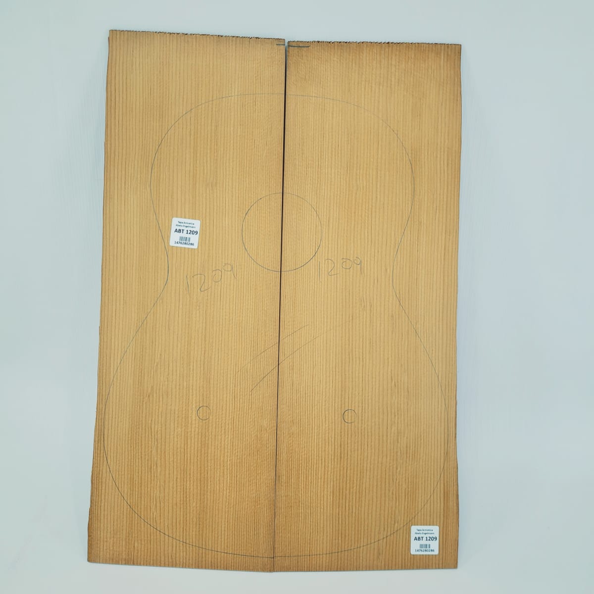 Madera para Tapa Armónica REF: 1209 de Abeto Engelmann Calidad AA Torrefied para Guitarra8