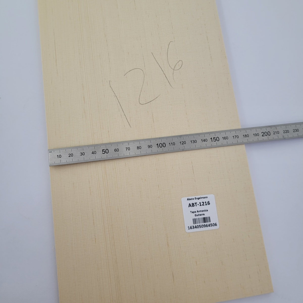 Tapa Armónica de Abeto Engelmann ABT-1216 AAA para Tiple3