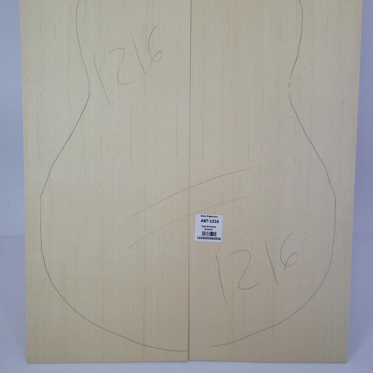 Tapa Armónica de Abeto Engelmann ABT-1216 AAA para Tiple4