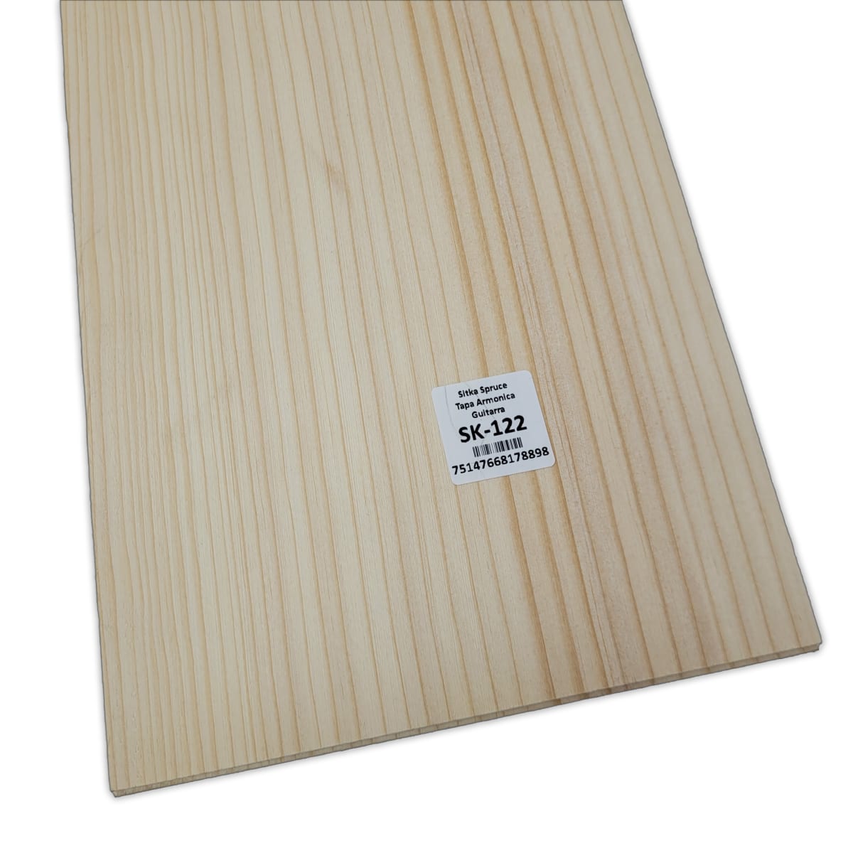 Tapa Armonica Unica SK-122 de Sitka Spruce para Guitarra / Calidad A7