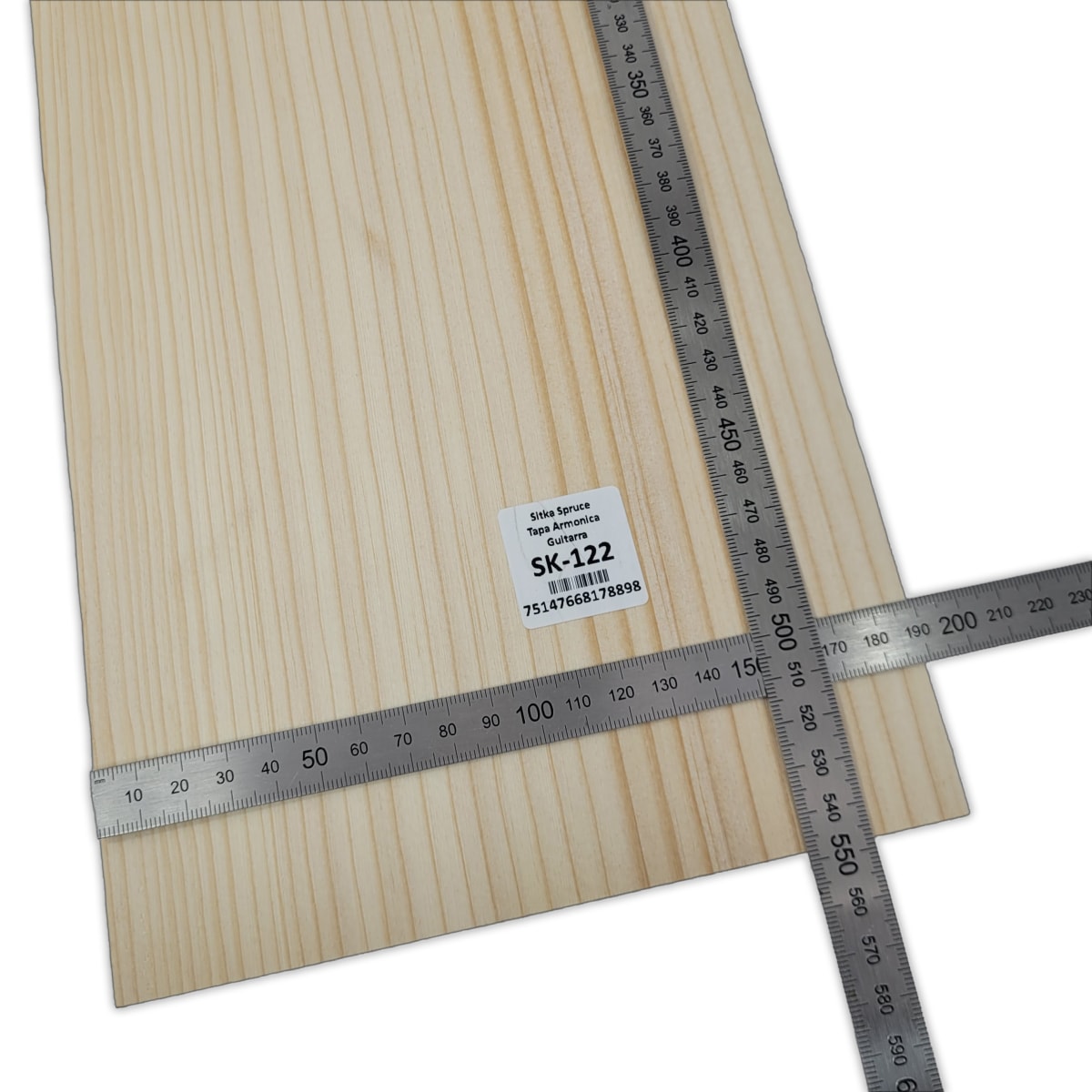 Tapa Armonica Unica SK-122 de Sitka Spruce para Guitarra / Calidad A2