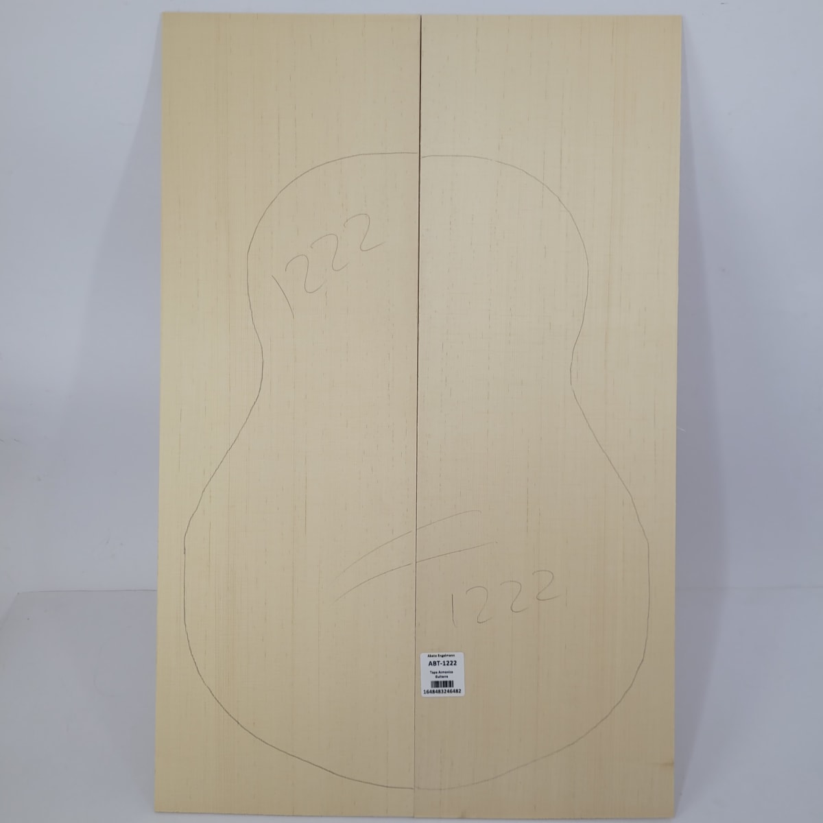 Tapa Armónica de Abeto Engelmann ABT-1222 AAA para Tiple 0