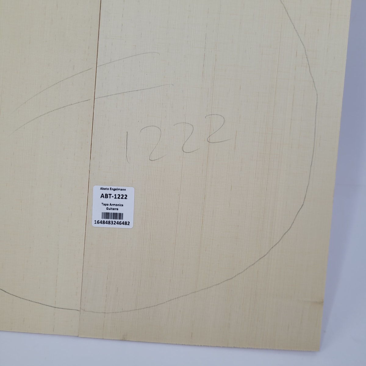 Tapa Armónica de Abeto Engelmann ABT-1222 AAA para Tiple6