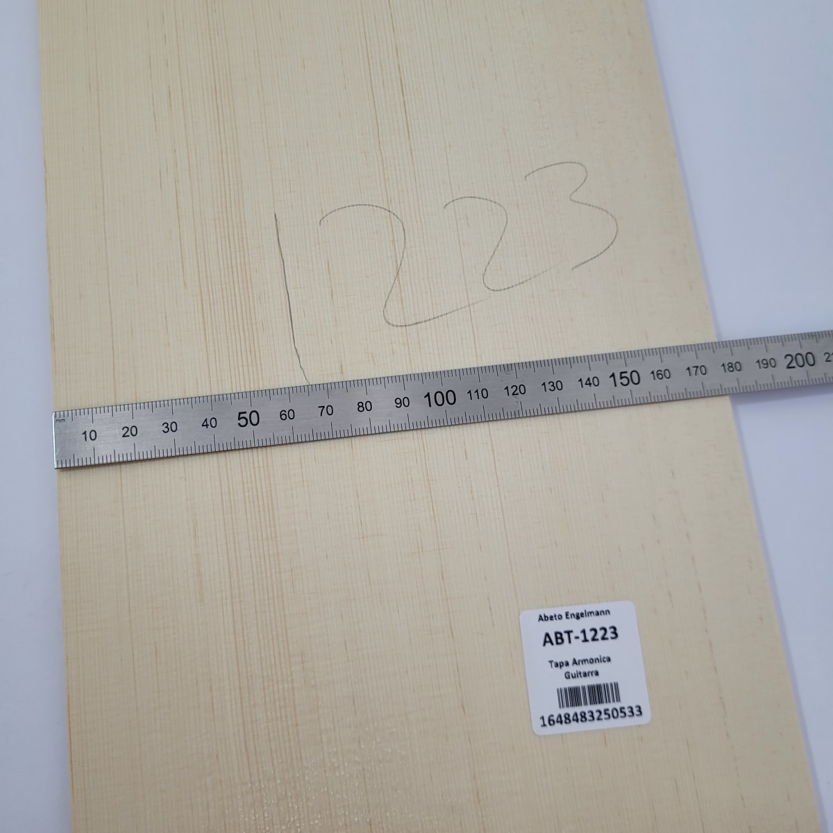 Tapa Armónica de Abeto Engelmann ABT-1223 AAA para Tiple3