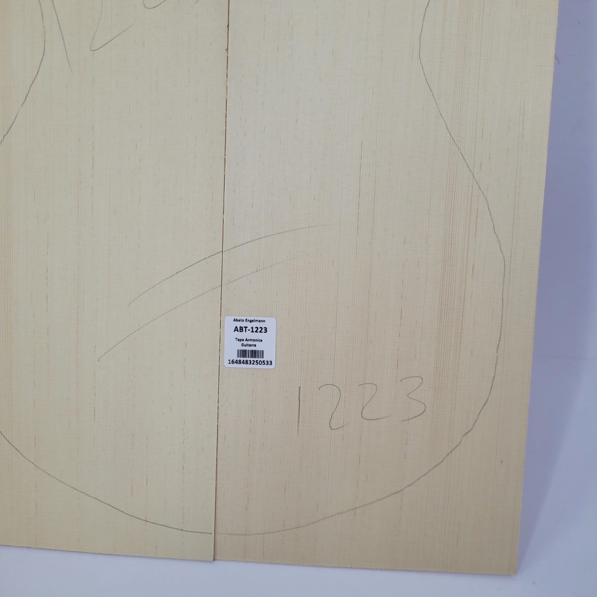 Tapa Armónica de Abeto Engelmann ABT-1223 AAA para Tiple6