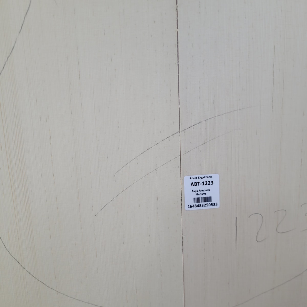 Tapa Armónica de Abeto Engelmann ABT-1223 AAA para Tiple7