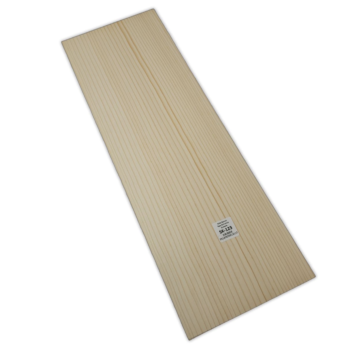 Tapa Armonica Unica SK-123 de Sitka Spruce para Guitarra / Calidad A6