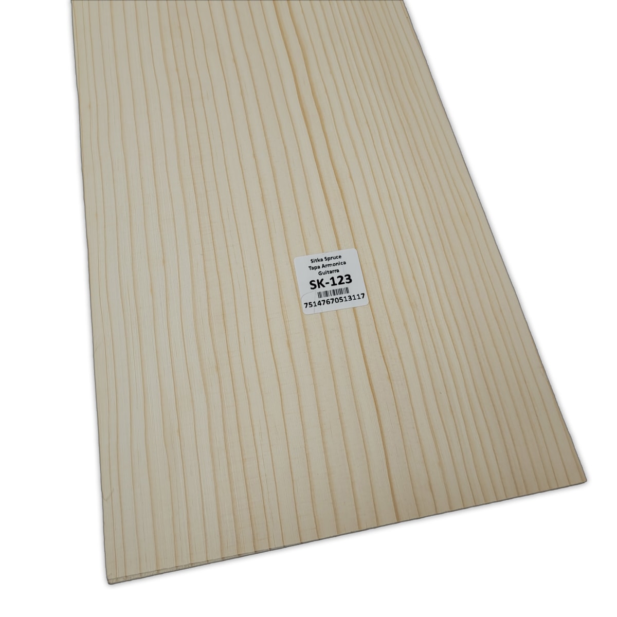 Tapa Armonica Unica SK-123 de Sitka Spruce para Guitarra / Calidad A7