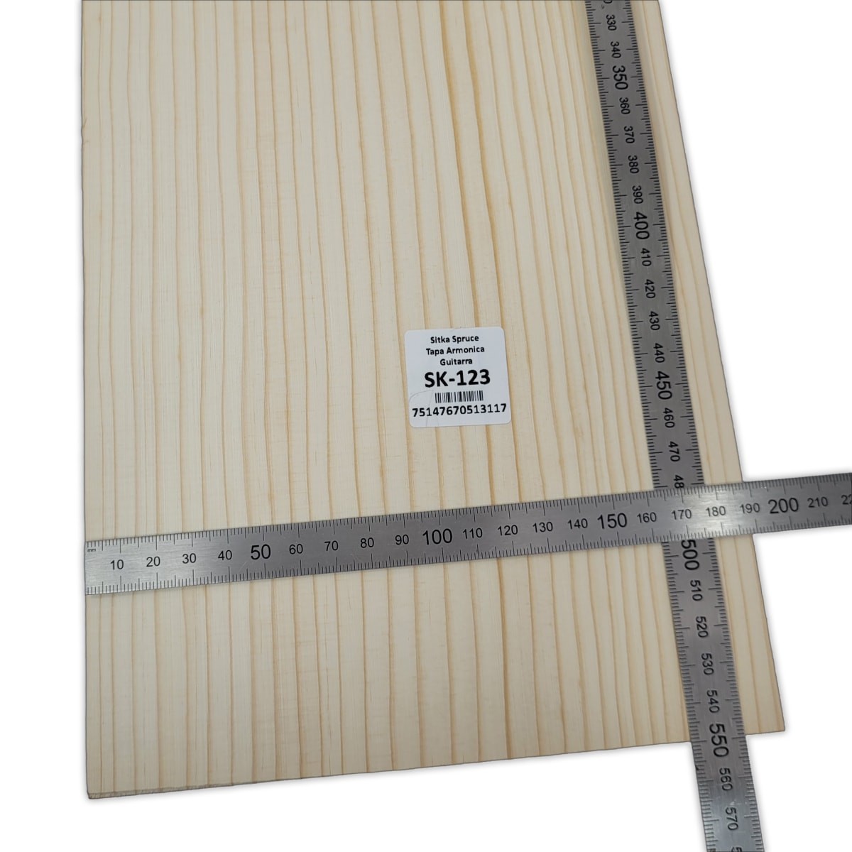 Tapa Armonica Unica SK-123 de Sitka Spruce para Guitarra / Calidad A3