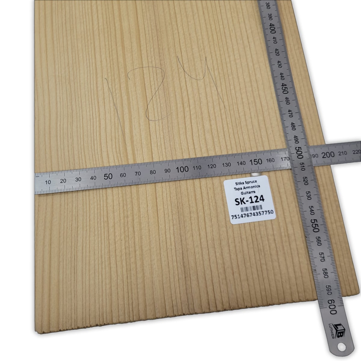 Tapa Armonica Unica SK-124 de Sitka Spruce para Guitarra // Calidad AA Torrefied2