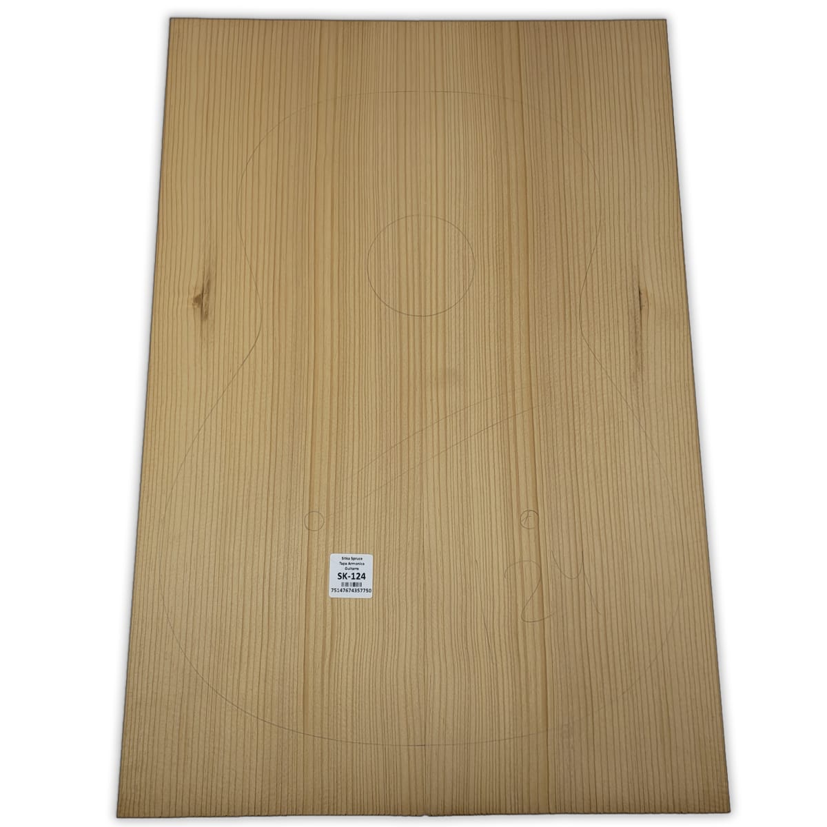 Tapa Armonica Unica SK-124 de Sitka Spruce para Guitarra // Calidad AA Torrefied9