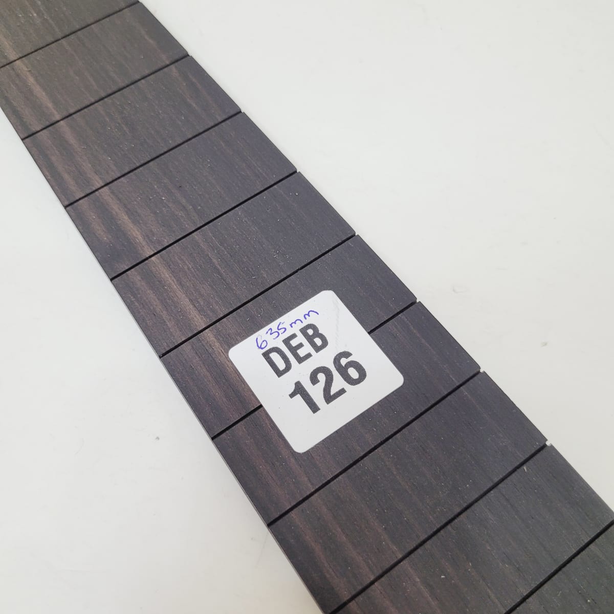 Diapason Ranurado REF: DEB-126 de Ebano para Guitarra Clasica Escala 635mm2