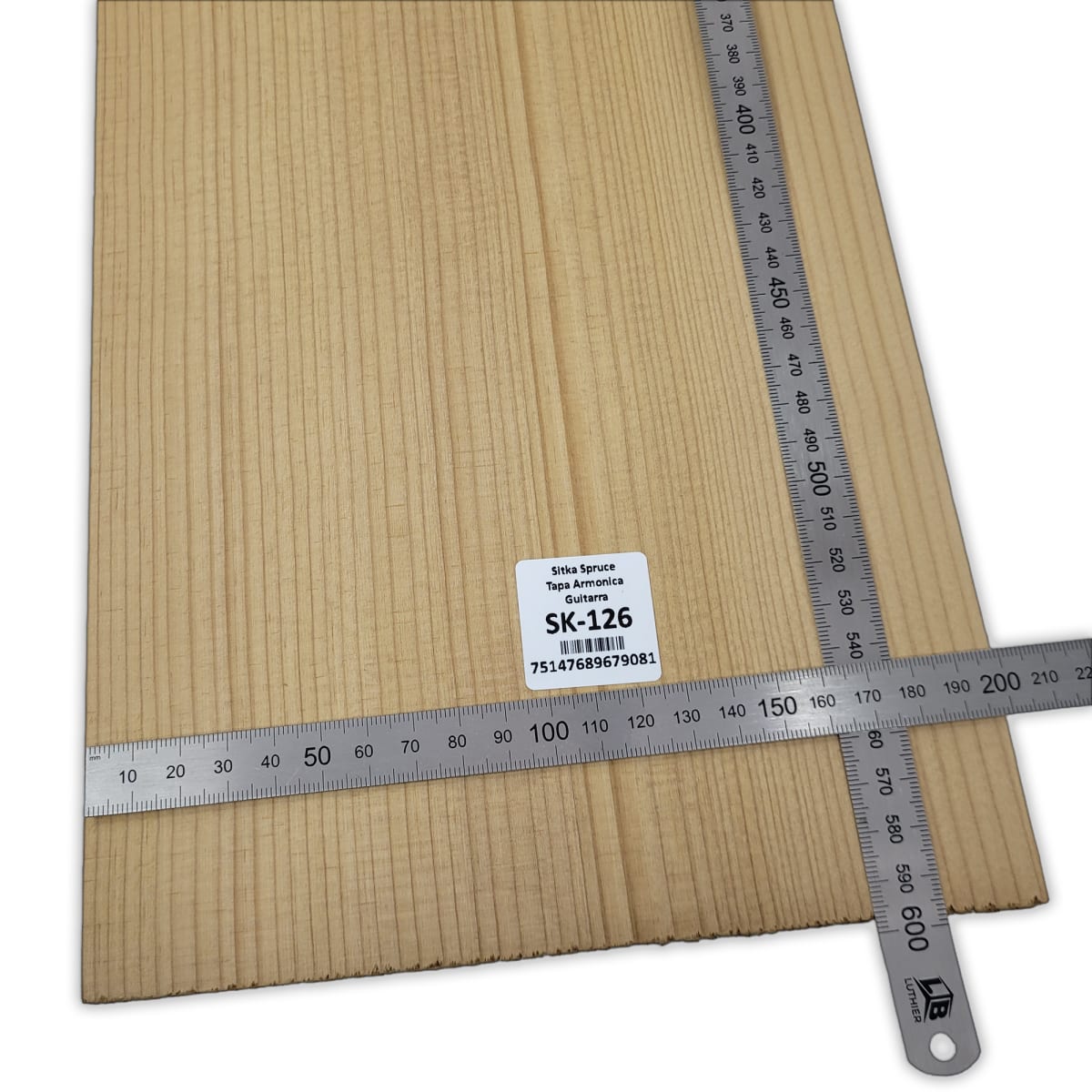 Tapa Armonica Unica SK-126 de Sitka Spruce para Guitarra // Calidad AA Torrefied2