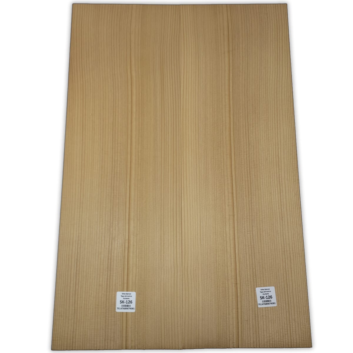 Tapa Armonica Unica SK-126 de Sitka Spruce para Guitarra // Calidad AA Torrefied 0