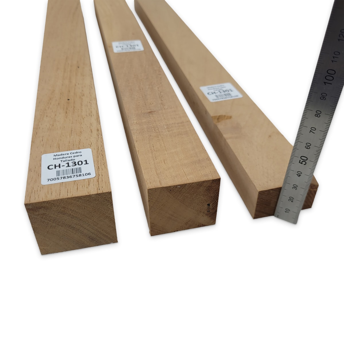 Set de 3 piezas CH-1301 de Cedro Honduras para Tallado3