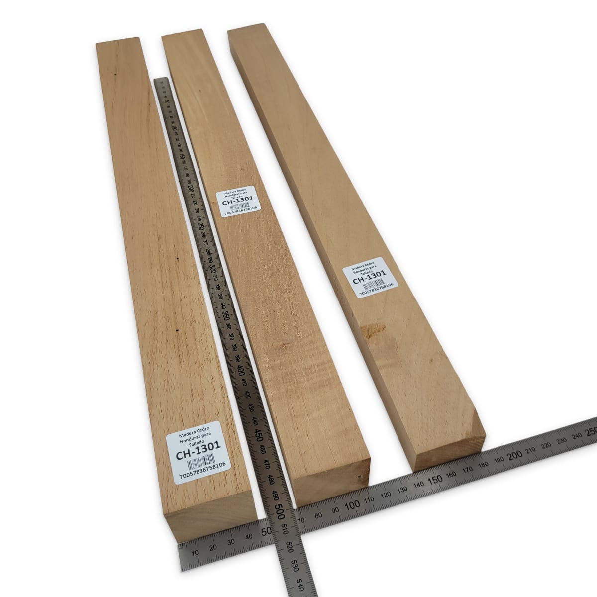 Set de 3 piezas CH-1301 de Cedro Honduras para Tallado2