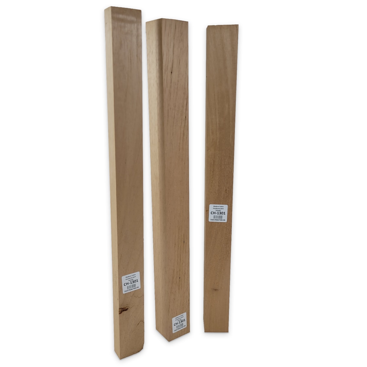 Set de 3 piezas CH-1301 de Cedro Honduras para Tallado4