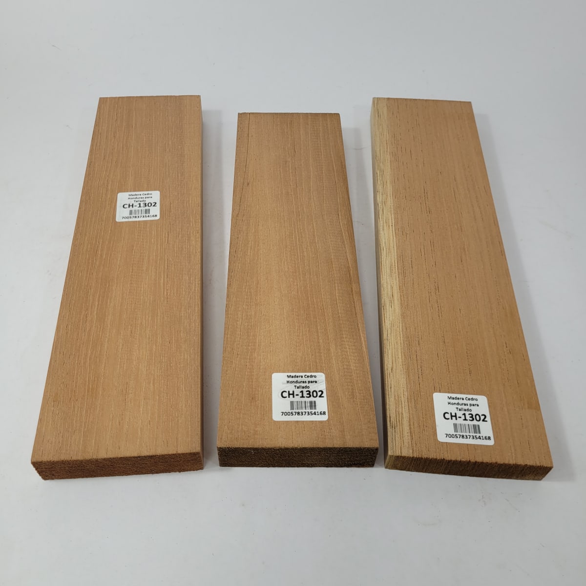 Set de 3 piezas CH-1302 de Cedro Honduras para Tallado6