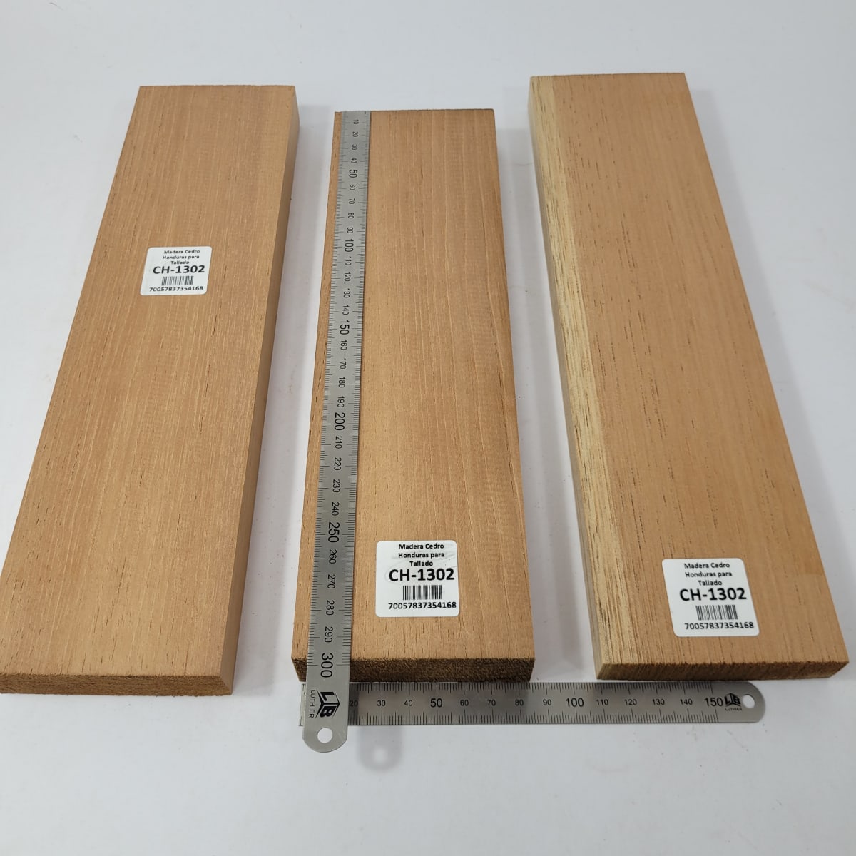 Set de 3 piezas CH-1302 de Cedro Honduras para Tallado3