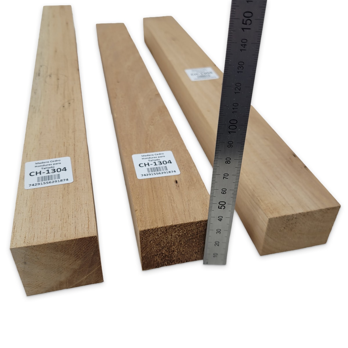Set de 3 piezas CH-1304 de Cedro Honduras para Tallado3