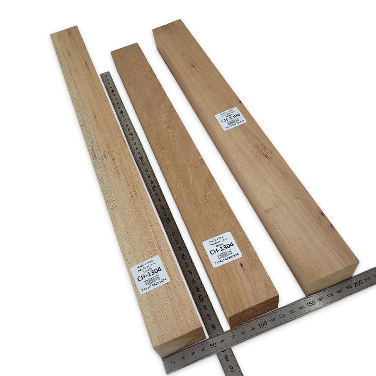 Set de 3 piezas CH-1304 de Cedro Honduras para Tallado2