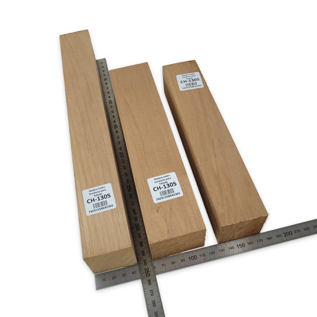 Set de 3 piezas CH-1305 de Cedro Honduras para Tallado3
